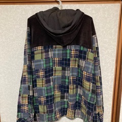 【希少】Raize stance パッチワークフード付き厚手シャツの画像