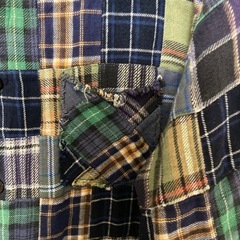 【希少】Raize stance パッチワークフード付き厚手シャツの画像