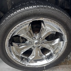 輸入Rossi 激レアアメリカンクラッシックホィール22inセット引き取りの画像