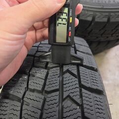 ☆値下げ可 軽 スタッドレス 155/65R14 ダンロップ ウィンターマックス02 タイヤのみ4本セット☆の画像