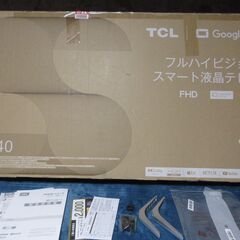 🌟　TCL 40v 2024年 S5402 ハイビジョン スマート液晶テレビ ブラック Wi‐Fi 4 Bluetooth 5.0 有線無線LAN 超美品　🌟の画像