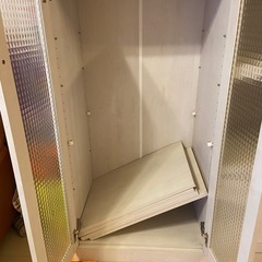 レンジボード　食器棚の画像