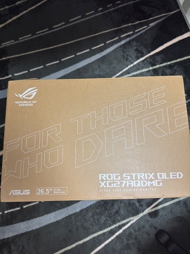 ASUS ROG Strix XG27AQDMG 27インチ OLED 240Hz ゲーミングモニター WQHD 完品 美品 