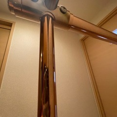 ベルメゾン  ピンクゴールド 室内洗濯物干しの画像