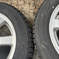 溝タップリ！！14インチ☆スタッドレスアルミホイールセット155/65R14　の画像