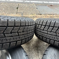 溝タップリ！！14インチ☆スタッドレスアルミホイールセット155/65R14　の画像