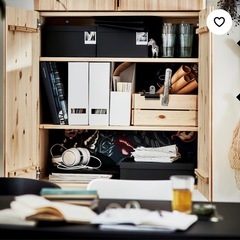 IKEA IVAR イーヴァル キャビネット パイン材 棚の画像