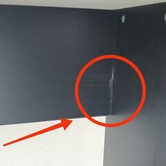 L型パソコンデスク デスク収納 整理ラック付き 幅104x奥88x高73cm カラー:アメリカーノ/ステンレス 【日本正規輸入品】の画像