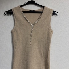 新品　ニットカーディガン　細身　Sの画像