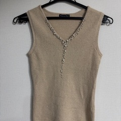 新品　ニットカーディガン　細身　Sの画像