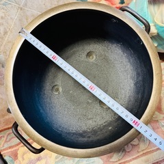 決まりました//古民家蔵出し火鉢 直径31cmの画像