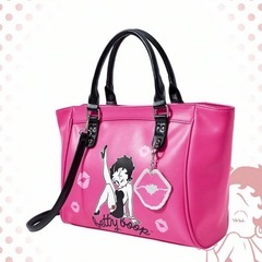 Betty Boop トートバッグ ピンクの画像
