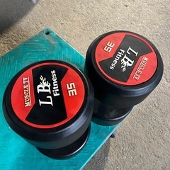 ラバーダンベル35kg2個定価5万円の画像
