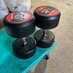 ラバーダンベル35kg2個定価5万円の画像