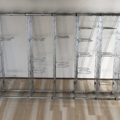 付属品全揃い Luminous（ルミナス） スチールラック幅90cm 奥行25cm 高さ220〜280cmの画像