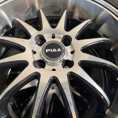 PIAA 205/45R17 7J+45 4穴 PCD100 深リム 17インチ アルミ ホイール ピア ヴィクトリア VICTORIA D-75 4本の画像