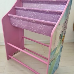 delta製ディズニープリンセス　おもちゃ絵本収納の画像