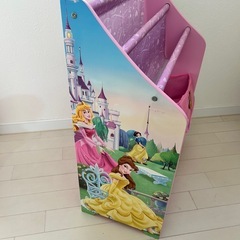 delta製ディズニープリンセス　おもちゃ絵本収納の画像