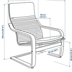 IKEA ポエング　の画像