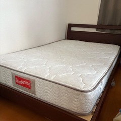 引き取り限定！セミダブルベッド差し上げます！の画像