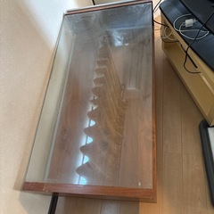 ガラス　ローテーブル　リビングテーブル
の画像