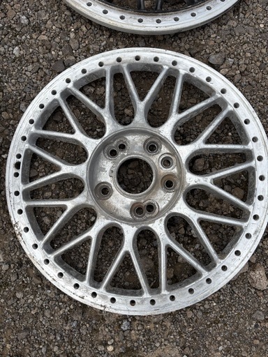 17インチ PCD114.3 4H 5H 9J+11 深リム 3ピース BBS SSR WORK リバレル 加工ベース