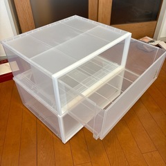 【未使用新品】無印良品　衣装収納ケース　幅55 X 奥行44.5の画像