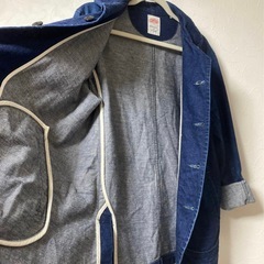 ⭐️早い者勝ち！美品！⭐️ダントン　デニムジャケット　丸襟　40 Lサイズの画像