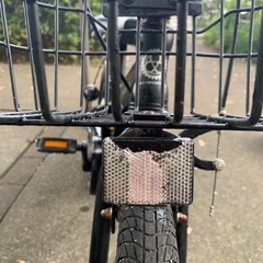 クロモ　16インチ　子ども自転車　カゴ付きの画像