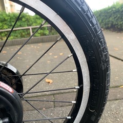 クロモ　16インチ　子ども自転車　カゴ付きの画像