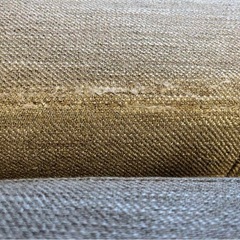 ニトリの布張りカウチソファ「NポケットA1N ロータイプ DR-BE」の画像