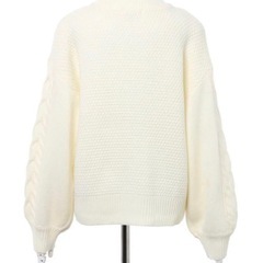 INGNI ケーブルモックネックニットの画像