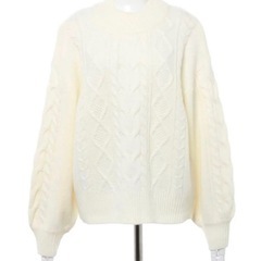 INGNI ケーブルモックネックニットの画像