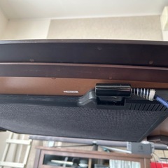 無印良品 楕円こたつ ダークブラウンの画像