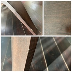 無印良品 楕円こたつ ダークブラウンの画像