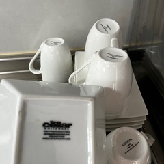 ホワイト食器4脚ずつ【本日のみ】の画像