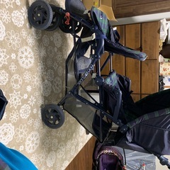 二人乗せベビーカーの画像