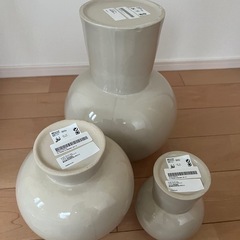 h&mhome エイチアンドエムホーム 花瓶 3点セット
の画像