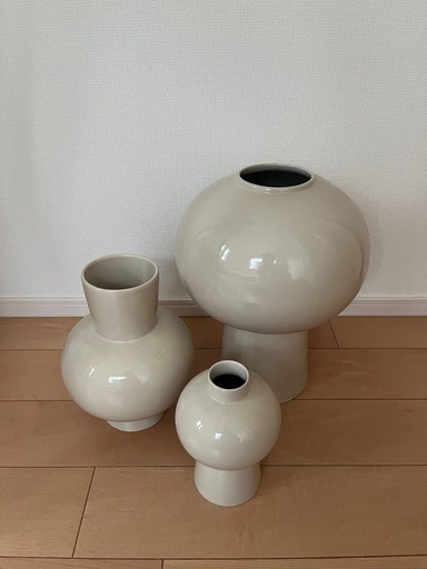  エイチアンドエムホーム 花瓶 3点セット