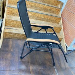 ジ449/ リクライニングチェア 折りたたみ 椅子 おしゃれ 一人用 無段階 角度調整 ハイバック ハンモック サウナ 整い椅子 ヘッドレスト欠品 キャンプ ブラックの画像