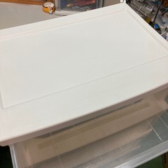 アイリスオーヤマ チェスト 5段 ホワイト/クリア W-545 組立不要の画像