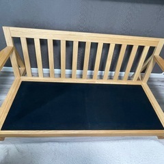 無印良品　ソファ本体木製フレーム&カバー付きの画像