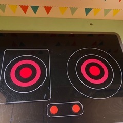 木製おままごとキッチンの画像