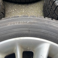 215/60R16 スタッドレス タイヤホイールセットの画像