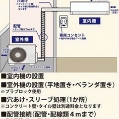 Panasonic 6畳用　取り付け費込みの画像