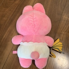 傘を引っ張ると震えるおぱんちゅうさぎの画像