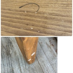 【現状品】 木製チェア 2脚の画像