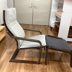 リラックスチェア【町田市再生家具】252222 IKEAの画像