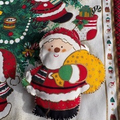 手作りクリスマスタペストリーの画像