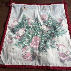 手作りクリスマスタペストリーの画像